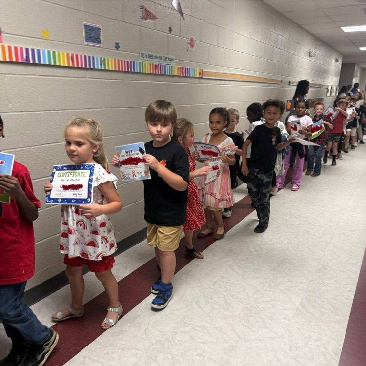 students in the hallway