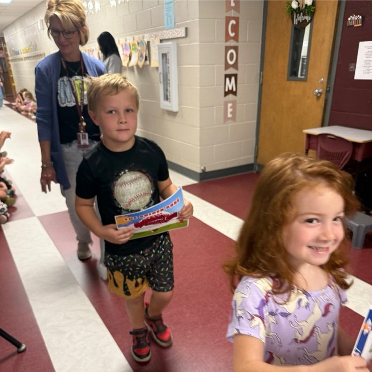 students in the hallway