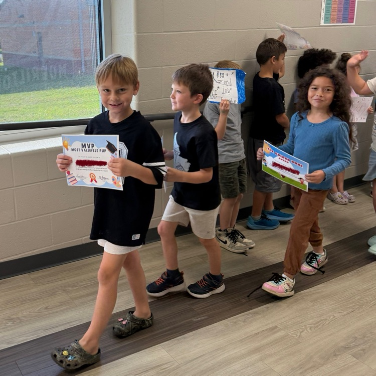 students in the hallway