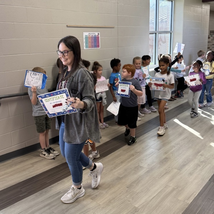 students in the hallway