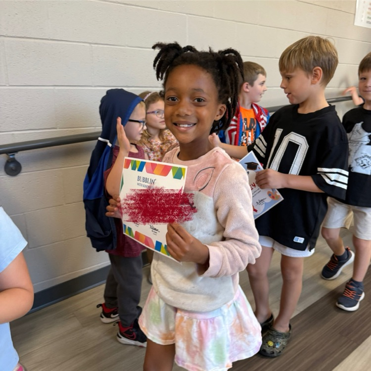 students in the hallway