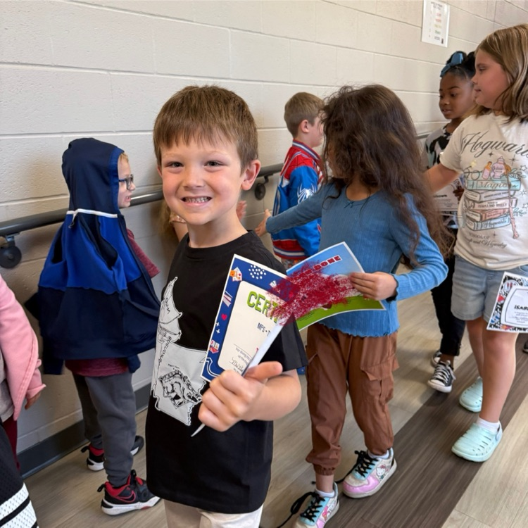 students in the hallway