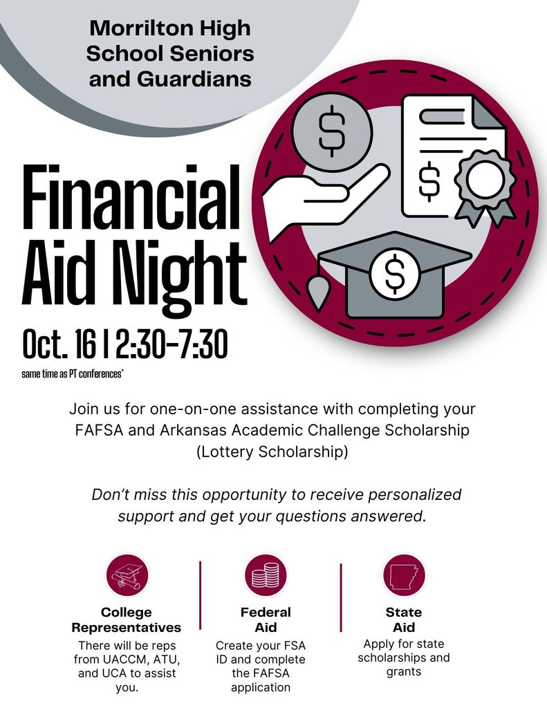 Financial Aid Night flyer