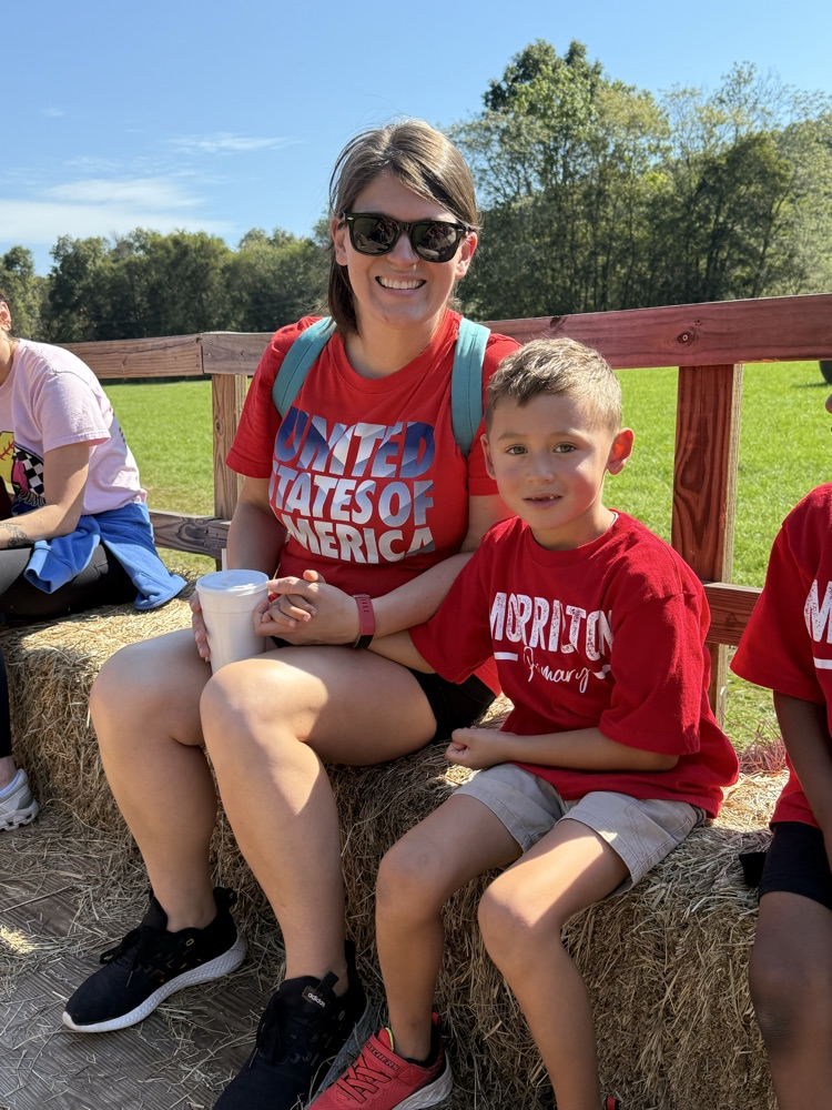 kids on hay
