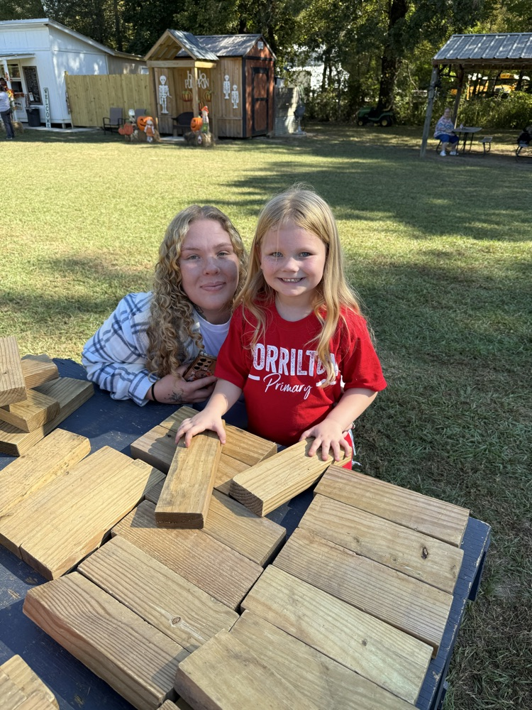 mom and daughter at play