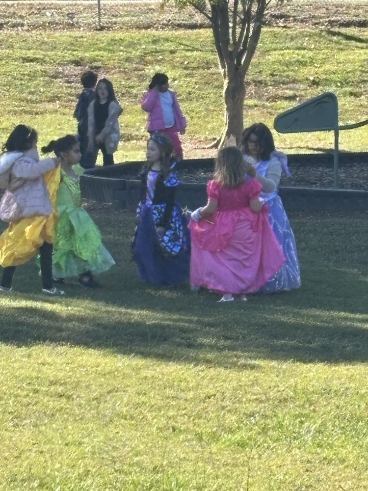 princesses on playground