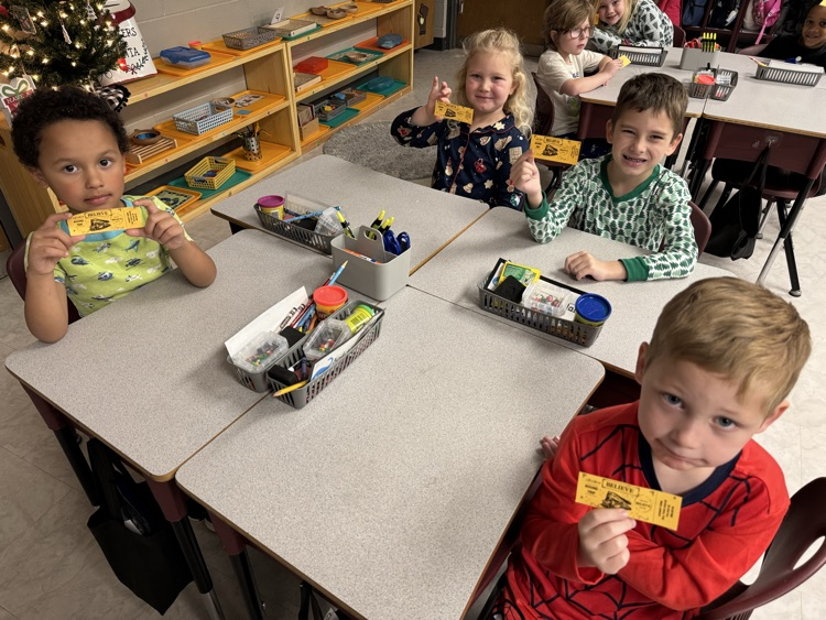 students with tickets