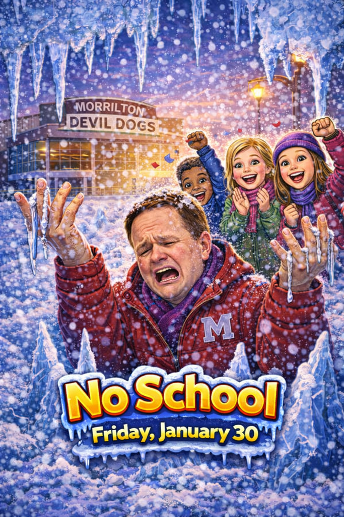 Announcement No School Jan. 30