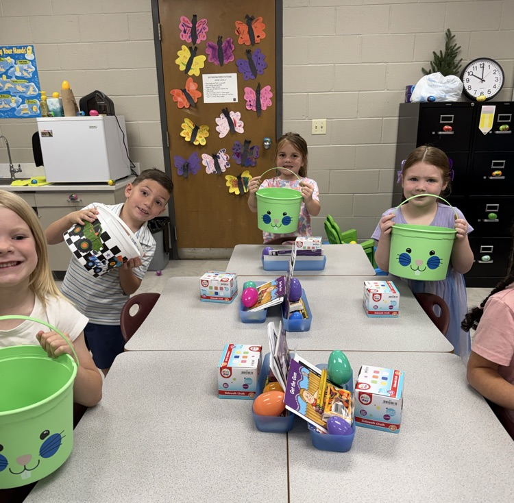students and their baskets