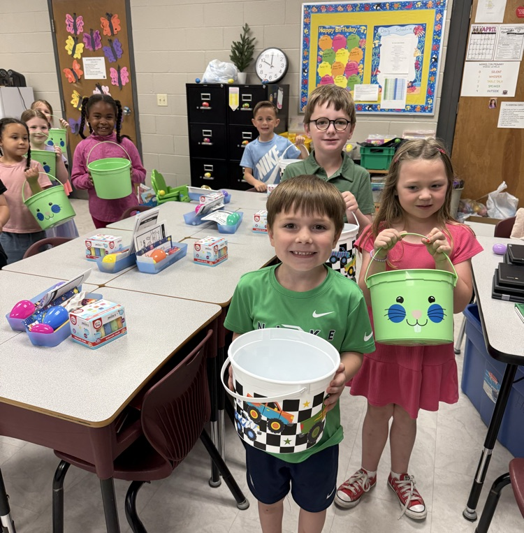 students and their baskets