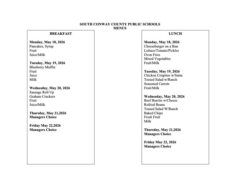 menu 5/18