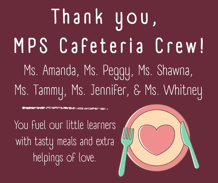 Thankful for these ladies that fill our scholars with food and love!!! 🍎🥦🍌🌽🍗🌭🍔