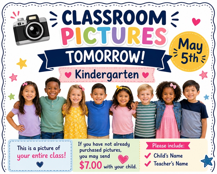 kindergarten class pictures 5/5/26
