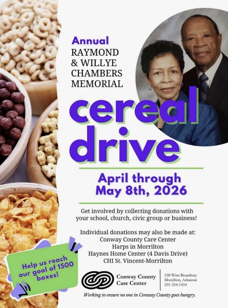 summer cereal drive flyer