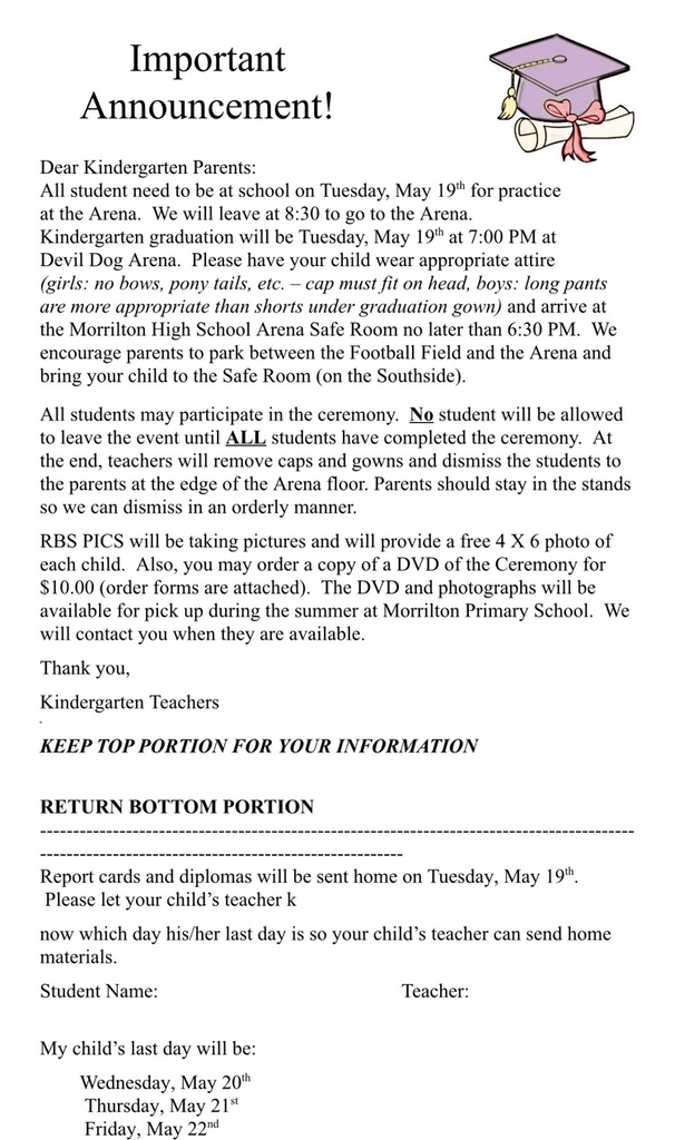 K Grad Information Flyer in English