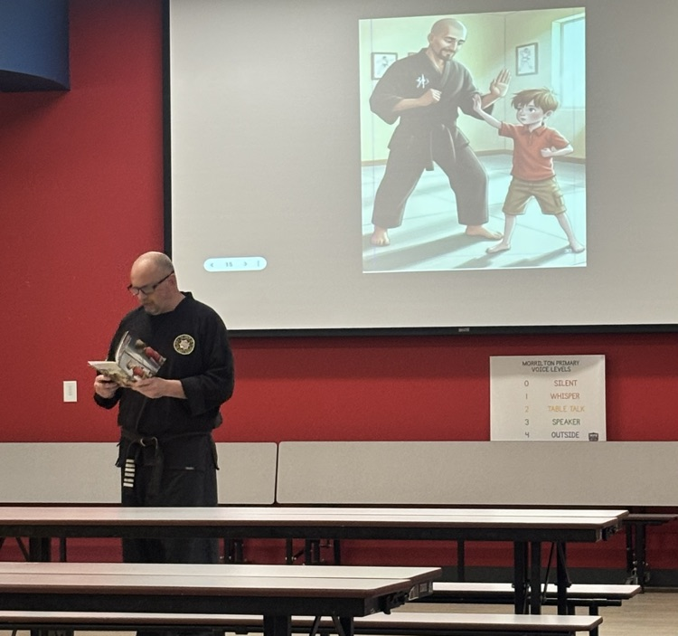 Master Jeremy Fox reading his book 