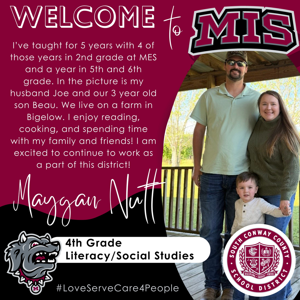 Welcome Mrs. Nutt