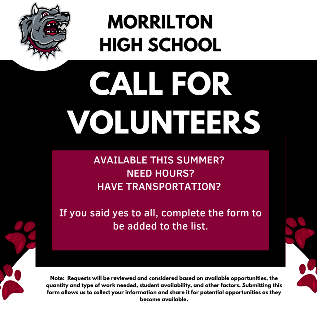 Call for Volunteers