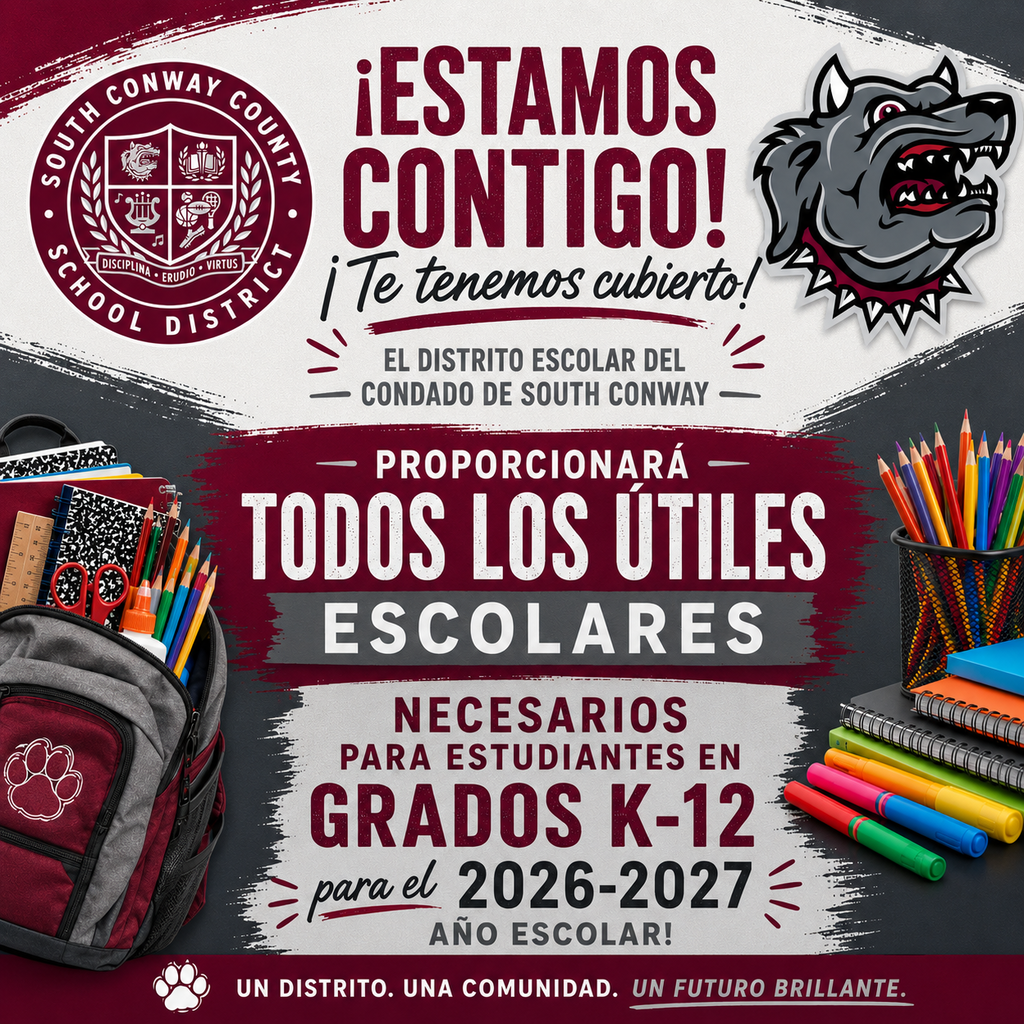 School Supplies Graphic Spanish
