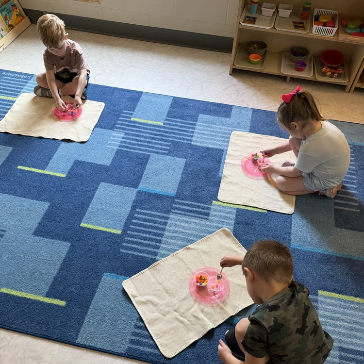 students on carpet