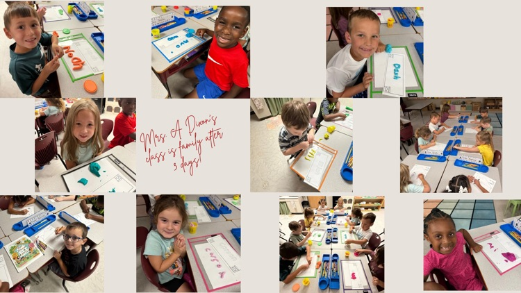 collage of A Dixon’s class
