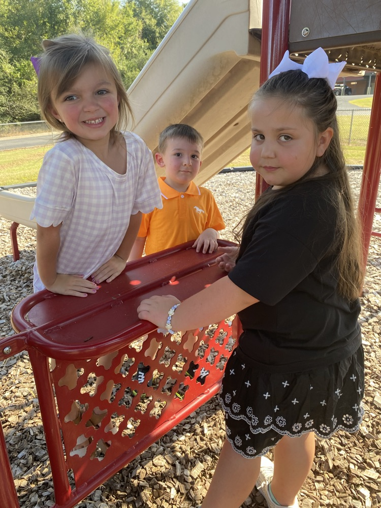 children on playground