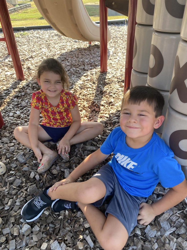 children on playground