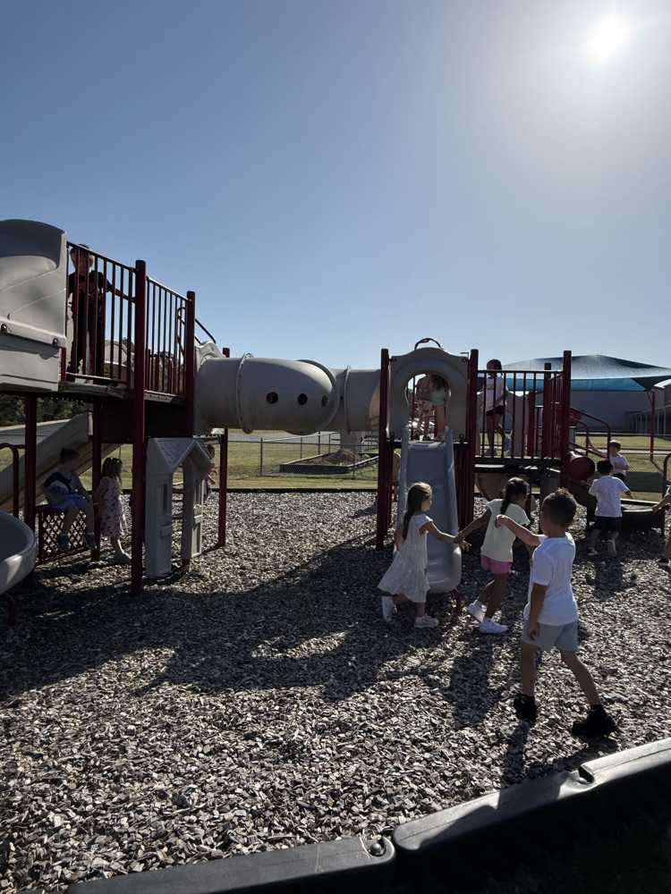 children on playground