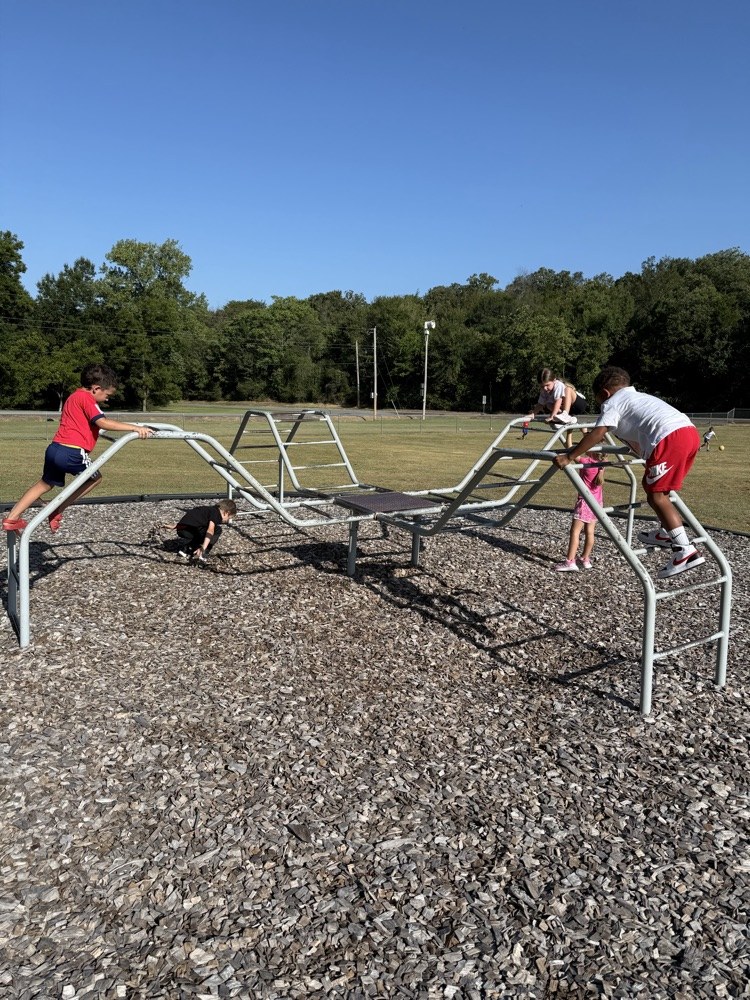 children on playground