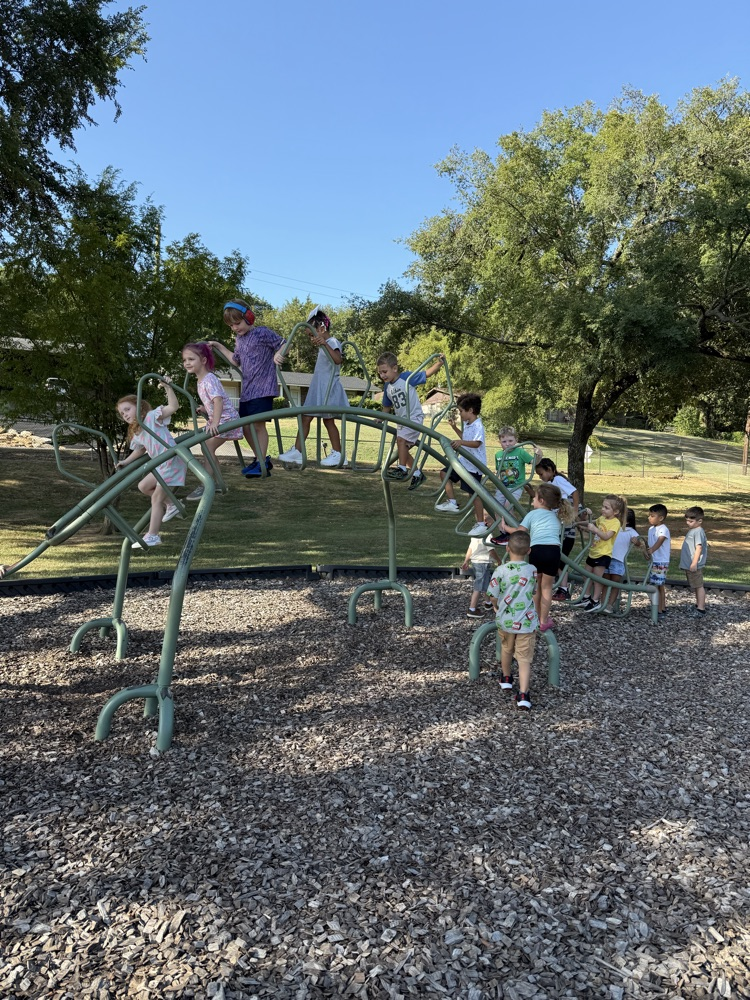 children on playground