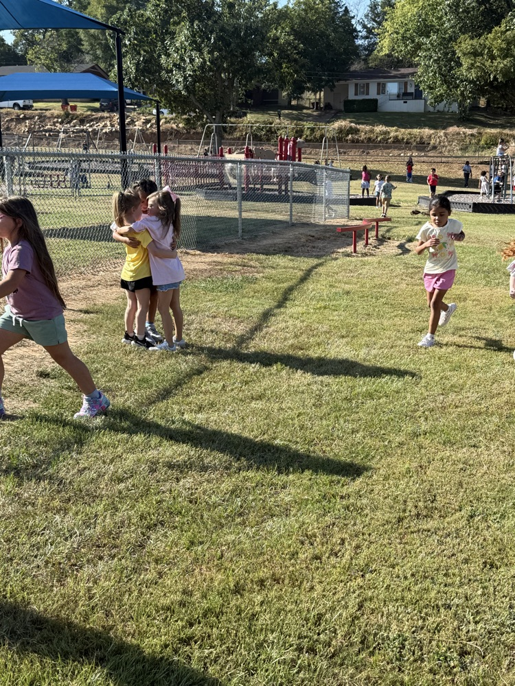 children on playground