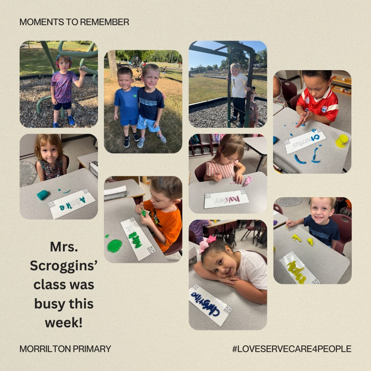 Collage of Mrs. Scroggins’ students