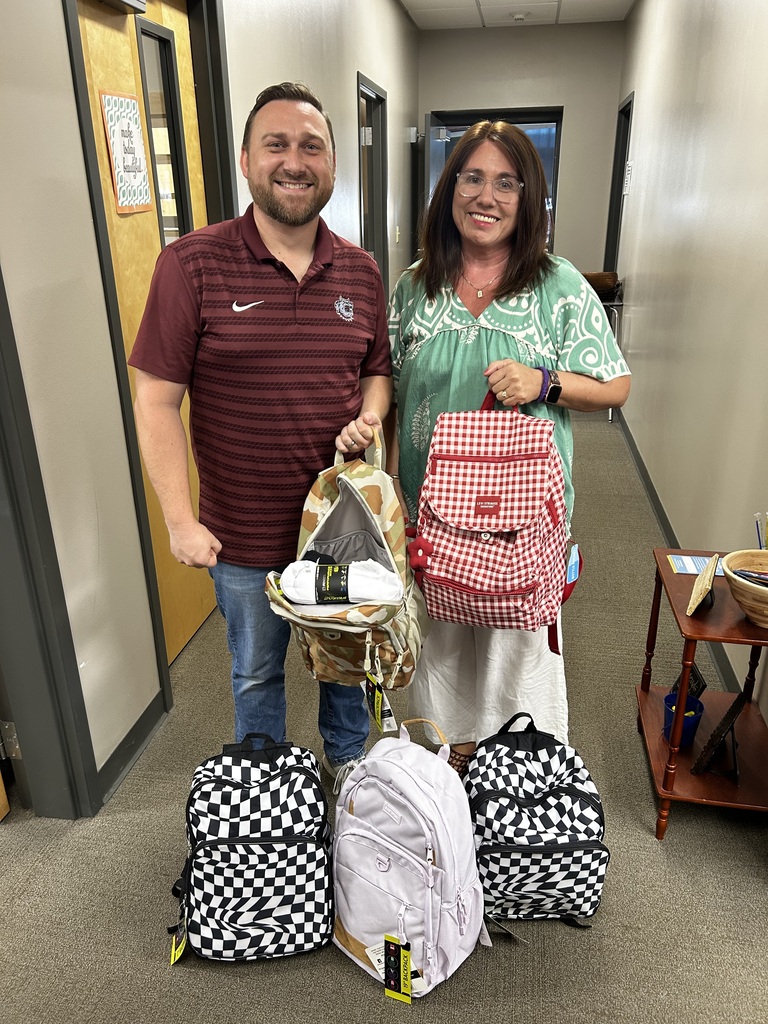 beg of school backpack donations
