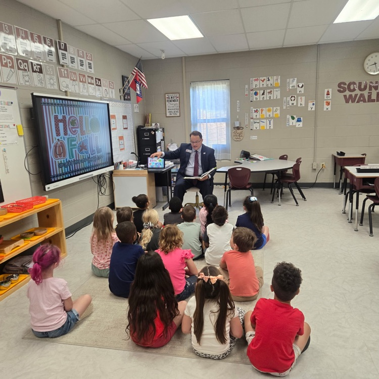 Mr. Halbrook and students