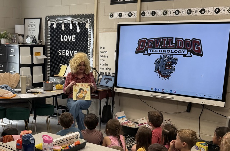 teacher with students