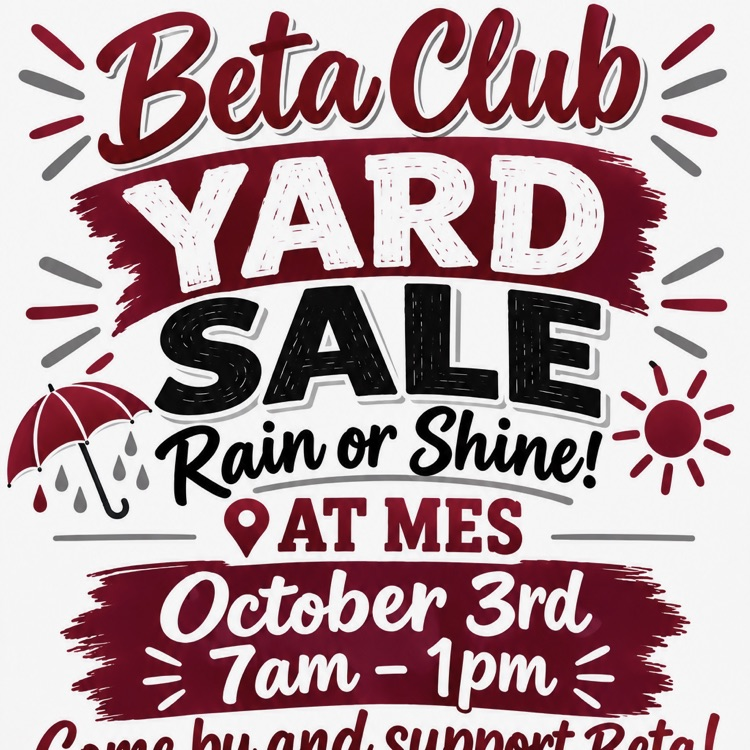 beta club yard sale