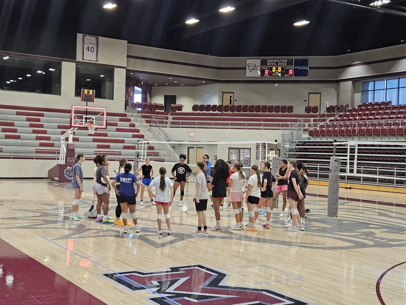 Athletes in Summer Practice