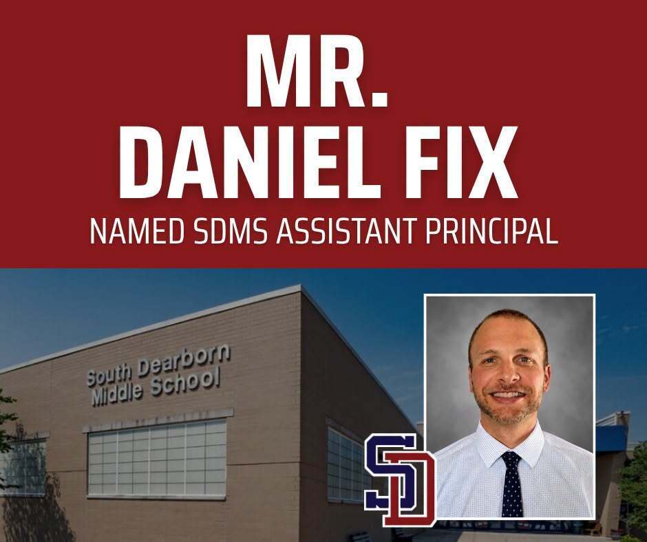 Mr. Daniel Fix Named SDMS Assistant Principal