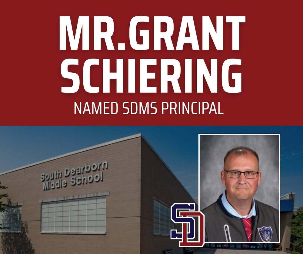 Mr. Grant Schiering Named SDMS Principal
