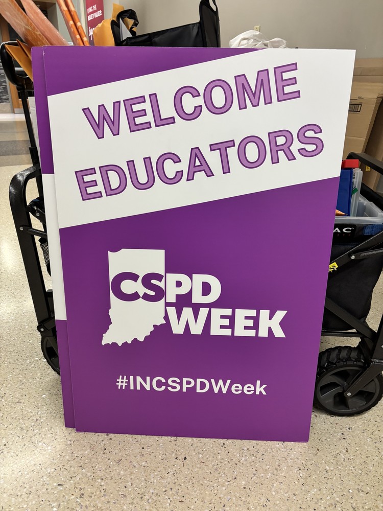 Welcome sign of the CPSD conference