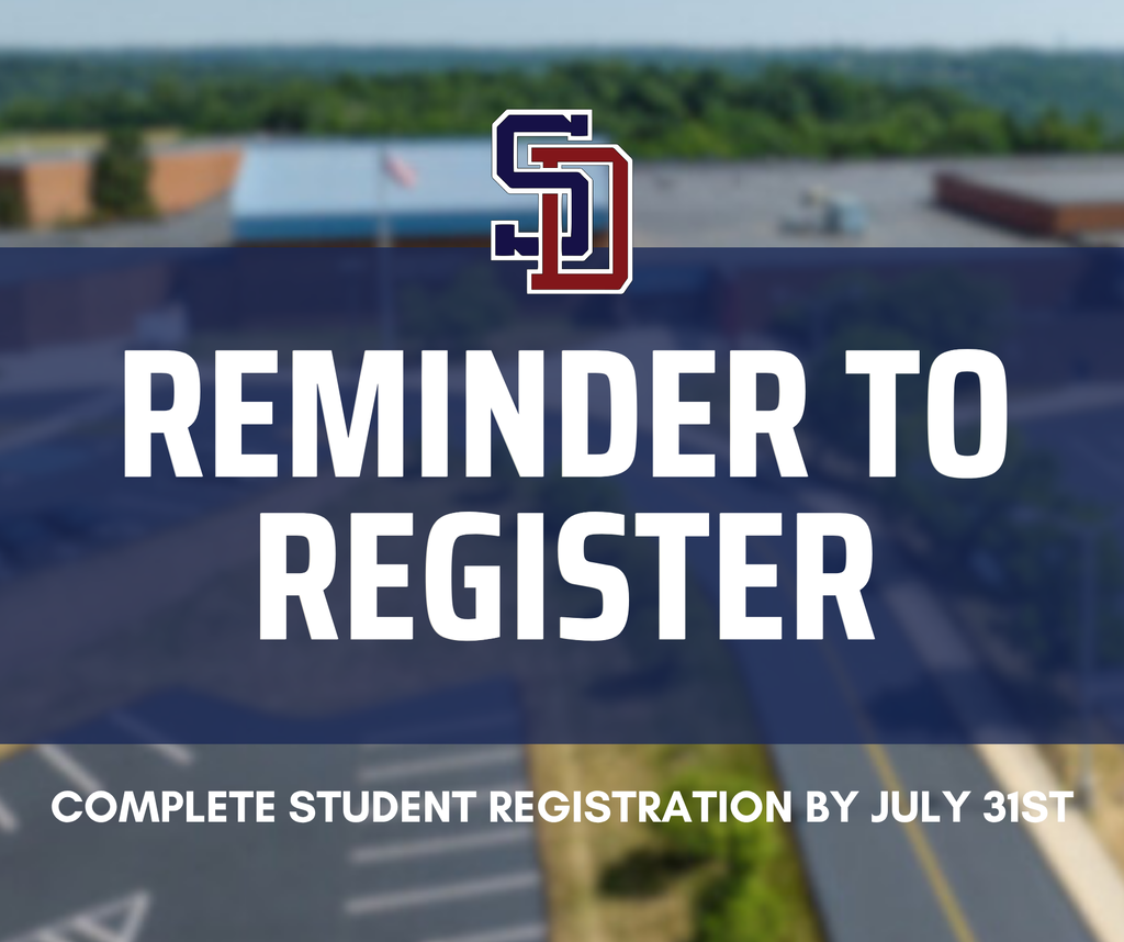 Reminder to Register by July 31st