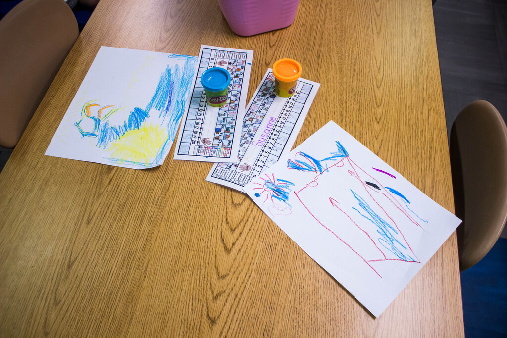 Mrs. Kleindienst's kindergartners' drawings