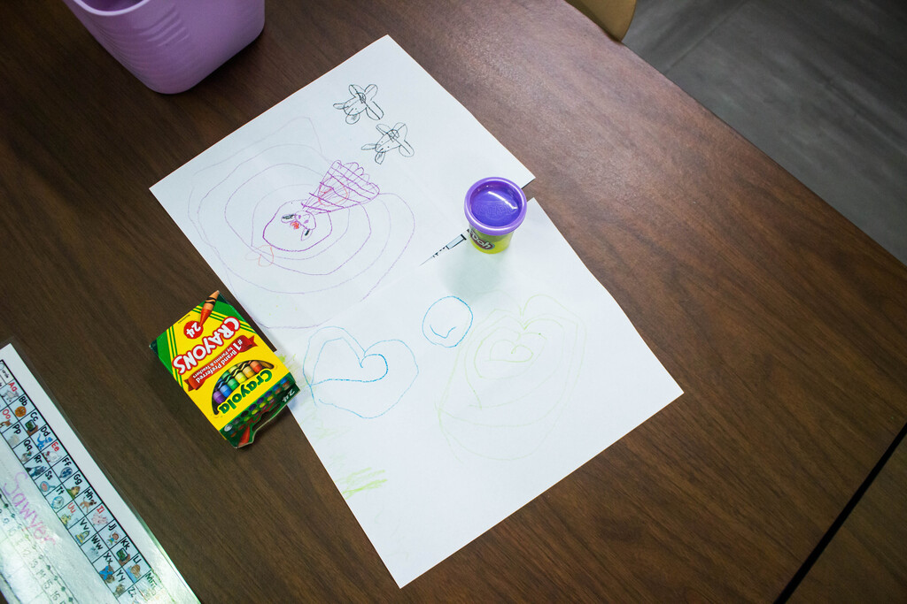 Mrs. Kleindienst's kindergartners' drawings