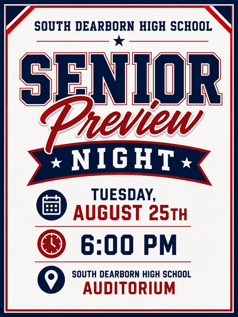 Senior Preview Night Graphic