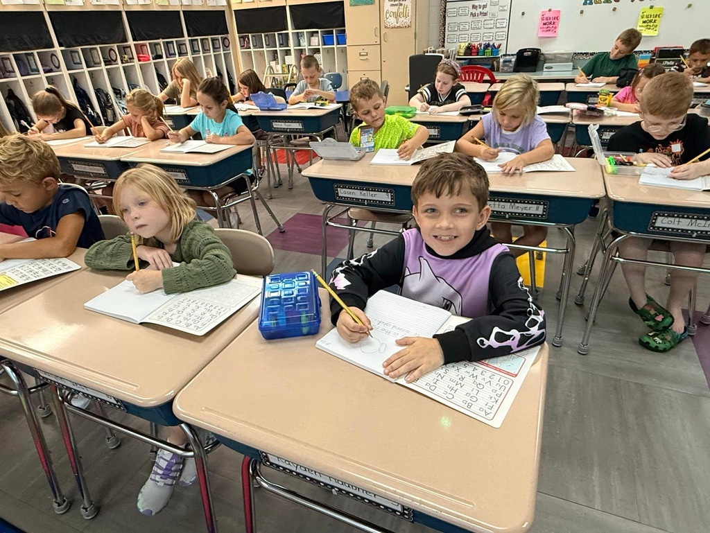 Mrs. Petty's second-graders at Aurora Elementary School have found their groove reading closely with Mrs. Petty.