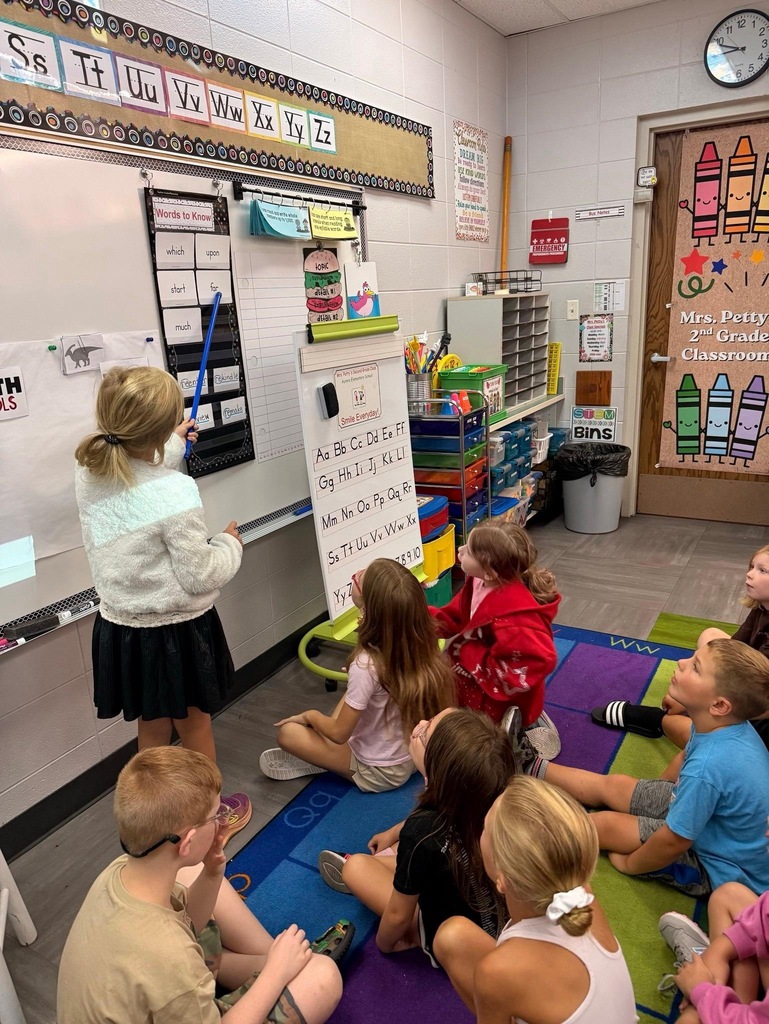 Mrs. Petty's second-graders at Aurora Elementary School have found their groove reading closely with Mrs. Petty.