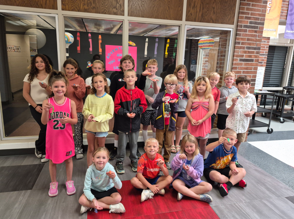 Aurora Elementary School's Future Knights Before the Bell program winners