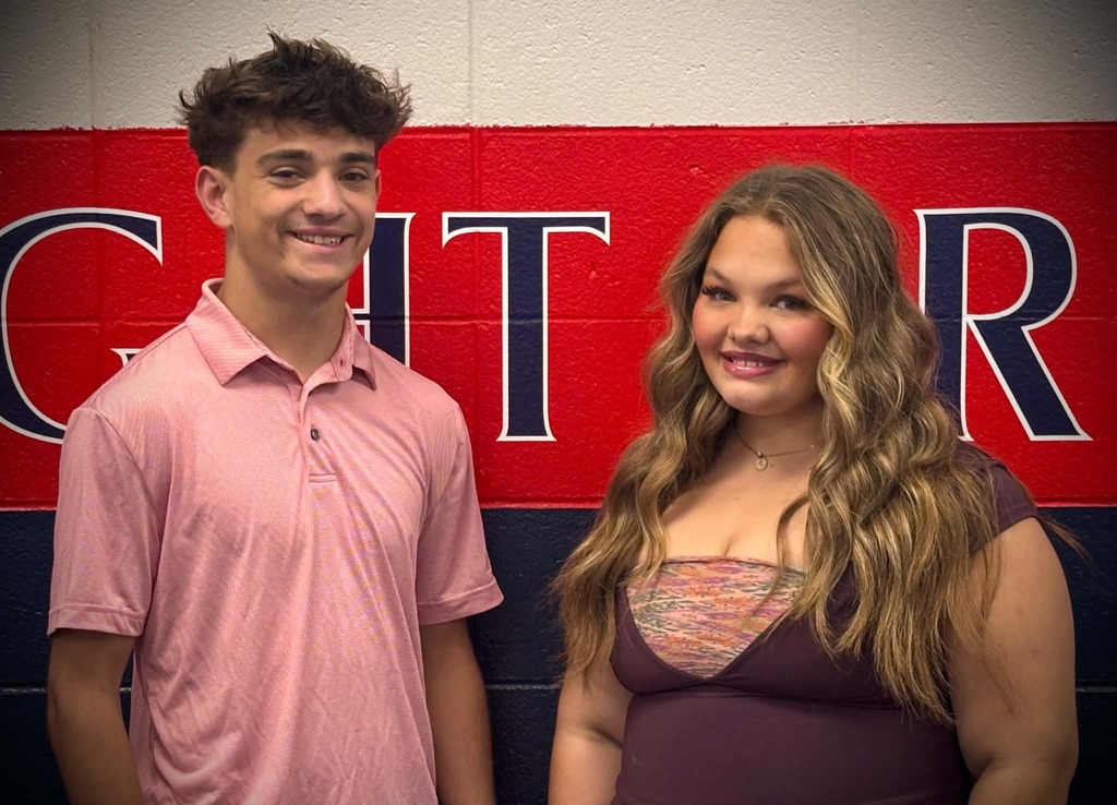 SDHS students, Sam and Kloey, who will represent SDHS at the Swiss Wine Festival