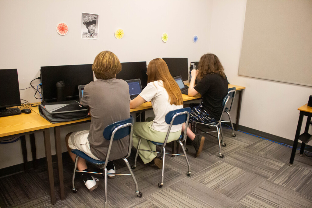 SDHS students design real flyers for the athletic department
