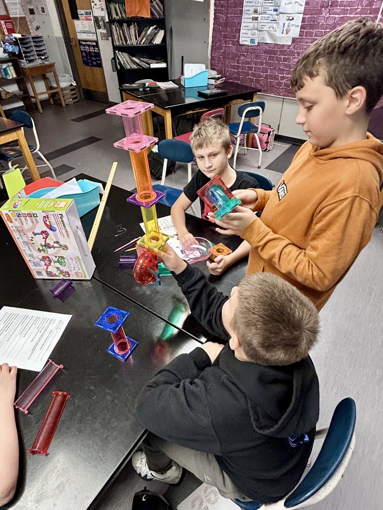 SDMS students studying physical forces through 3 labs.